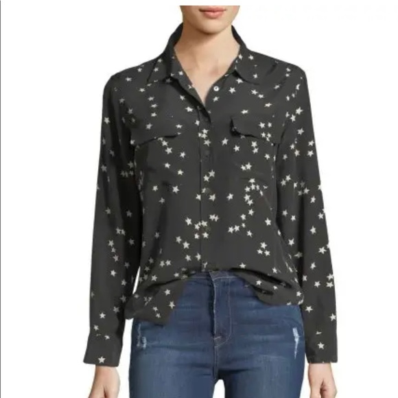 Equipment silk star black dress - Picture 4 of 7